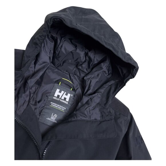 HELLY HANSEN Helly Tech Waterproof Black Insulated Ski Jacket Coat Womens Large - Picture 6 of 7